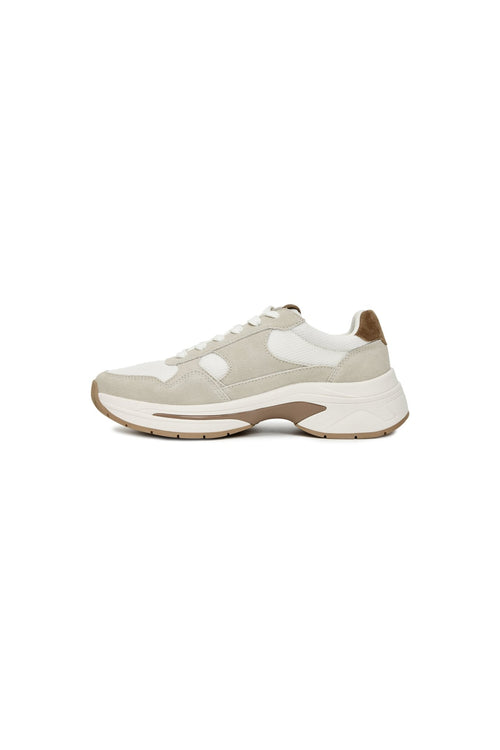 Gray and White Casual Sneakers - ANN ANDELMAN