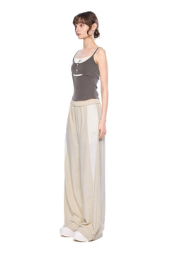 Gray - Brown Double - Layered Vest - ANN ANDELMAN