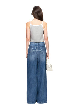 Grey Basic Logo Printed Camisole - ANN ANDELMAN