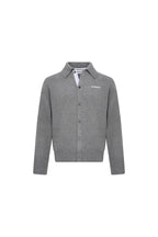 Grey Collared Cardigan - ANN ANDELMAN
