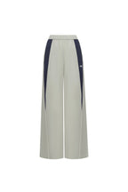 Grey Colorblock Pants - ANN ANDELMAN
