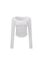 Grey Envelope Lord T-shirt with contrasting edges - ANN ANDELMAN