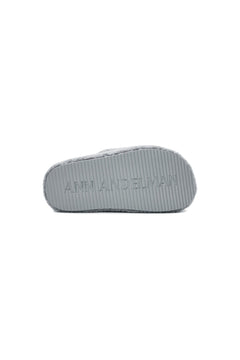 Grey Fluffy Slippers - ANN ANDELMAN