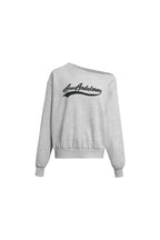 Grey Off - Shoulder Sweatshirt - ANN ANDELMAN