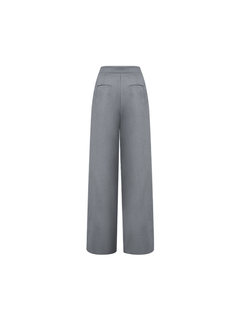 Grey One - side Waistband Folded Deconstructed Trousers - ANN ANDELMAN