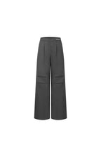 Grey Parachute Suit Pants - ANN ANDELMAN