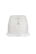 Grey Ruffled Skirt - ANN ANDELMAN