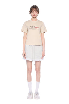 Grey Ruffled Skirt - ANN ANDELMAN