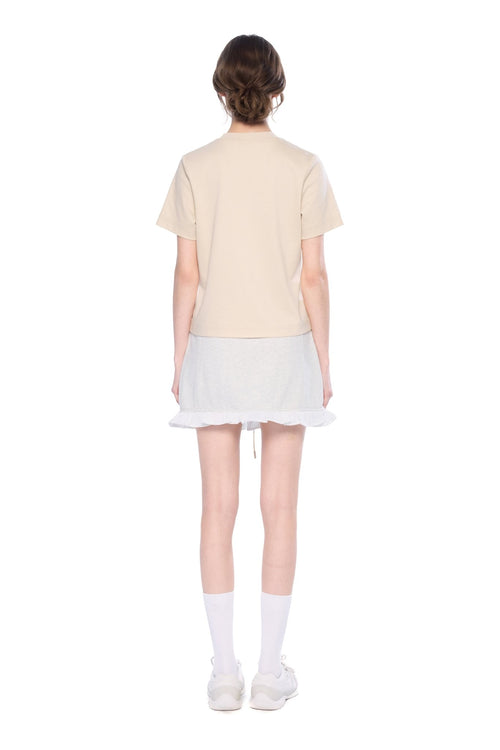 Grey Ruffled Skirt - ANN ANDELMAN