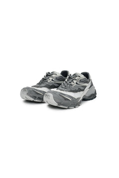 Grey Split Distressed Sneakers - ANN ANDELMAN