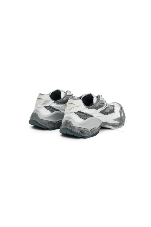 Grey Split Distressed Sneakers - ANN ANDELMAN