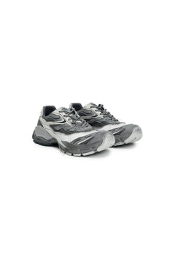 Grey Split Distressed Sneakers - ANN ANDELMAN