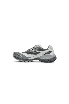 Grey Split Distressed Sneakers - ANN ANDELMAN