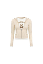 Khaki Faux Two-piece Cardigan - ANN ANDELMAN