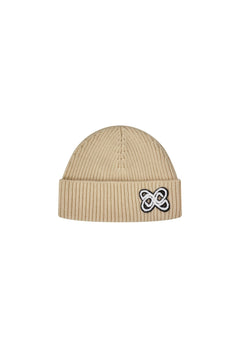 Khaki Ski Series Knitted Beanie - ANN ANDELMAN