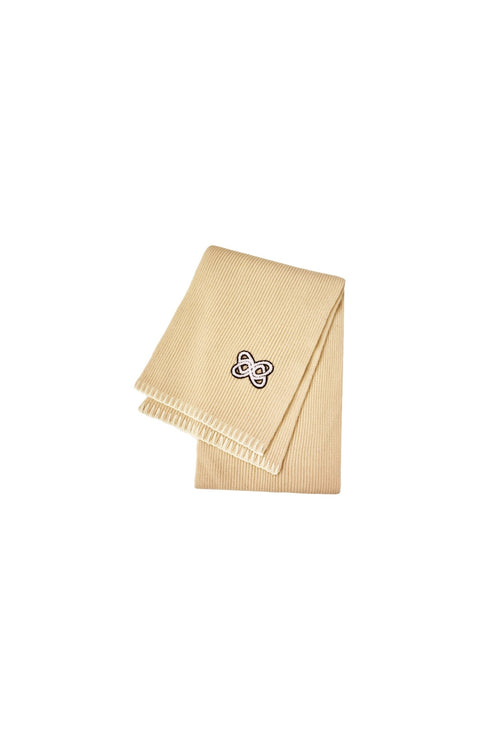 Khaki Ski Series Knitted Scarf - ANN ANDELMAN