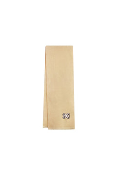 Khaki Ski Series Knitted Scarf - ANN ANDELMAN