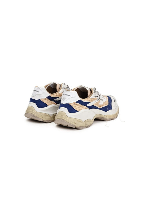 Khaki Split Distressed Sneakers - ANN ANDELMAN