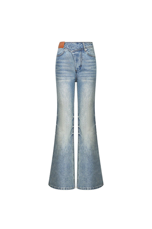 Light Blue Flared Jeans - ANN ANDELMAN