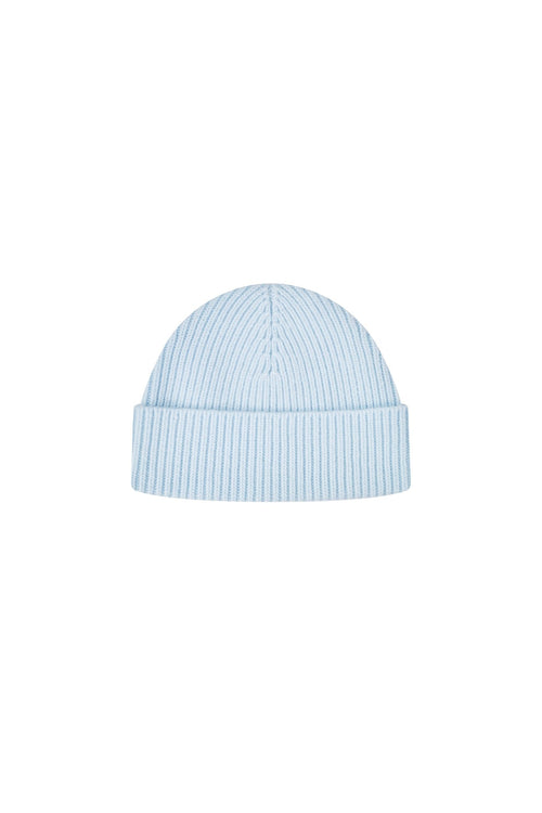 Light Blue Ski Series Knitted Beanie - ANN ANDELMAN