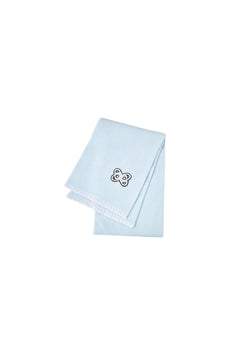 Light Blue Ski Series Knitted Scarf - ANN ANDELMAN