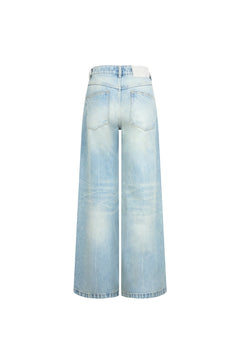 Light Blue Washed Jeans - ANN ANDELMAN