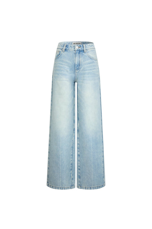 Light Blue Washed Jeans - ANN ANDELMAN
