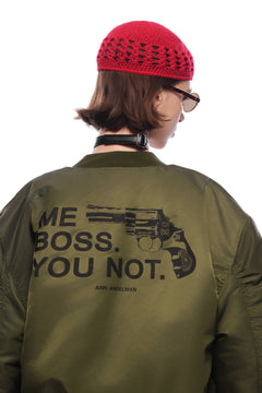 Military Green Bomber Jacket - ANN ANDELMAN