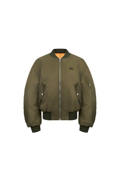 Military Green Bomber Jacket - ANN ANDELMAN