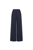 Navy Blue Colorblock Pants - ANN ANDELMAN