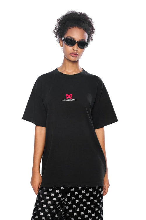 Navy Blue Eye Chart T-Shirt - ANN ANDELMAN