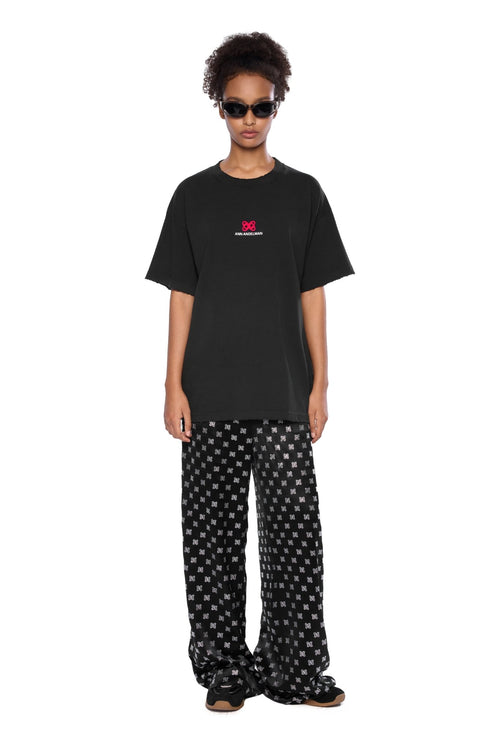 Navy Blue Eye Chart T-Shirt - ANN ANDELMAN