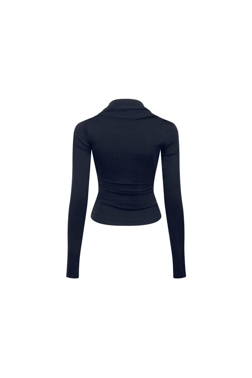 Navy Blue Lace Vest Top - ANN ANDELMAN