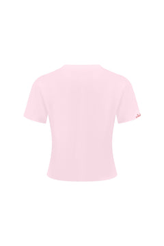 Pink 520 Pocket Embroidered T-shirt - ANN ANDELMAN