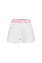 Pink and White Knitted Skirt - ANN ANDELMAN