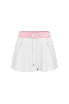 Pink and White Knitted Skirt - ANN ANDELMAN