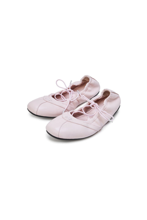 Pink Ballet-style Flats - ANN ANDELMAN