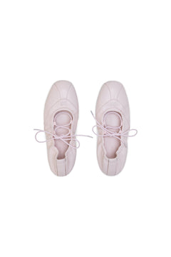 Pink Ballet-style Flats - ANN ANDELMAN