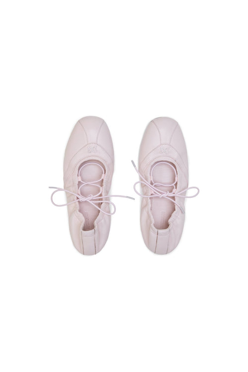 Pink Ballet-style Flats - ANN ANDELMAN