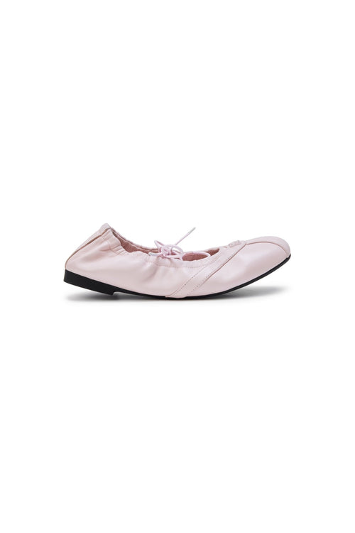 Pink Ballet-style Flats - ANN ANDELMAN