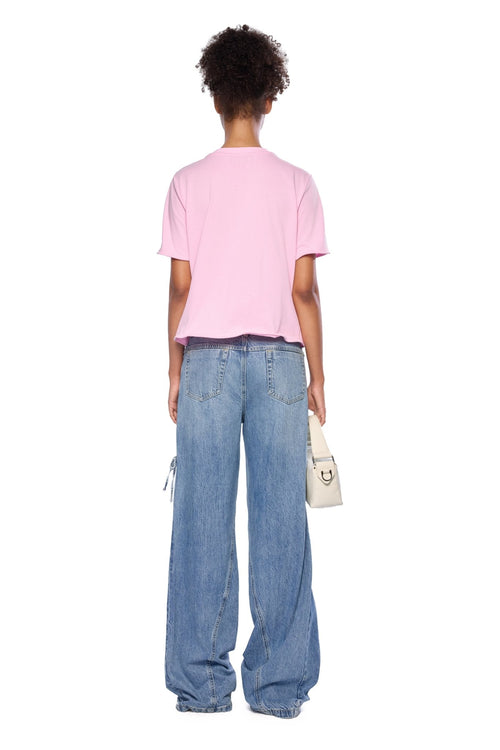 Pink Casual T-Shirt - ANN ANDELMAN