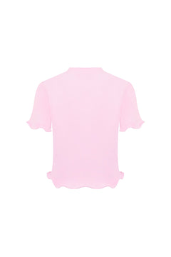 Pink Casual T-Shirt - ANN ANDELMAN