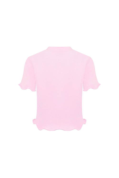 Pink Casual T-Shirt - ANN ANDELMAN