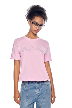 Pink Casual T-Shirt - ANN ANDELMAN