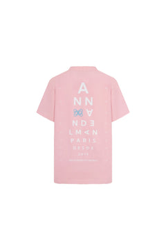 Pink Eye Chart T-Shirt - ANN ANDELMAN