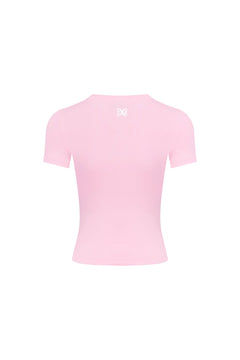 Pink Graffiti Heart Slim Fit T-Shirt - ANN ANDELMAN