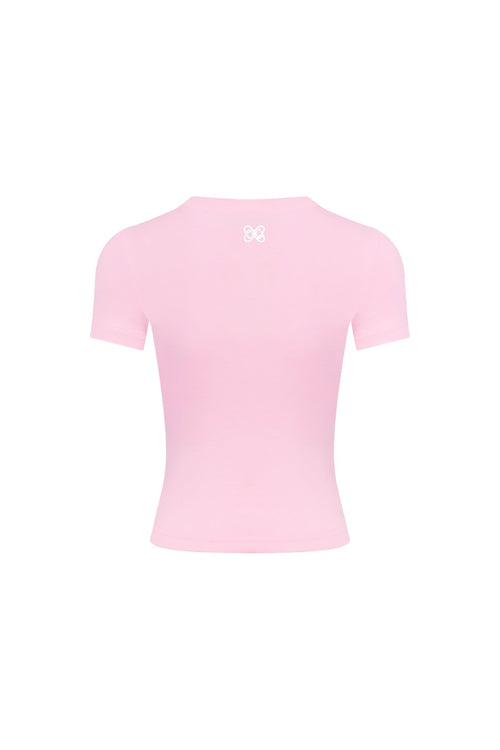 Pink Graffiti Heart Slim Fit T-Shirt - ANN ANDELMAN