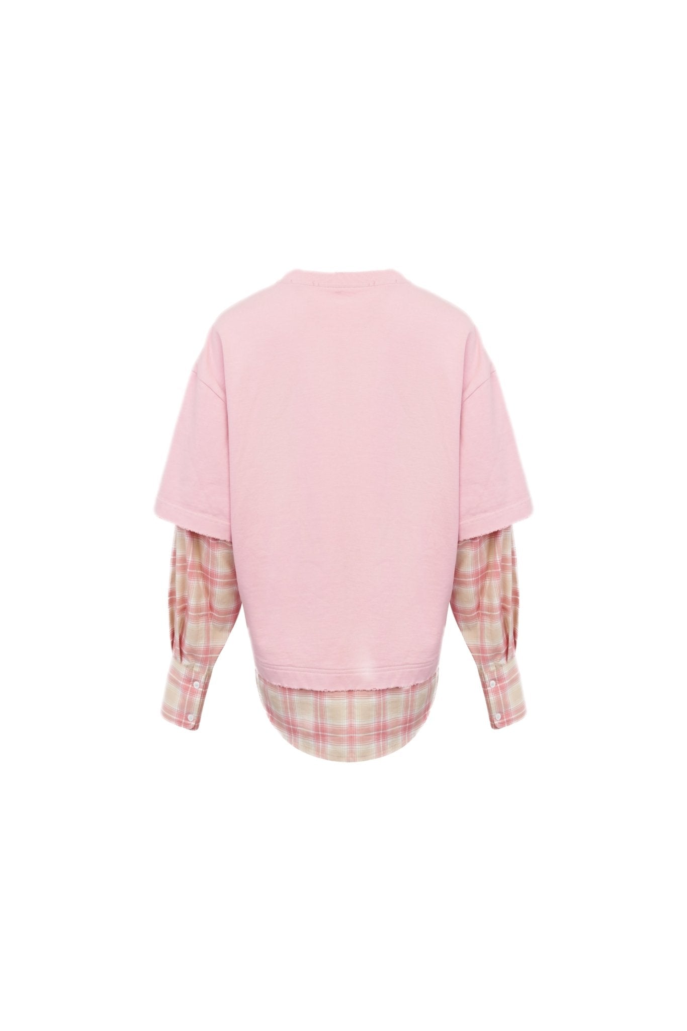 Pink Mock two-piece T-shirt | Ann Andelman Official