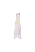 Pink Printed Silk Scarf - ANN ANDELMAN