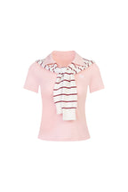 Pink Shawl T-shirt - ANN ANDELMAN